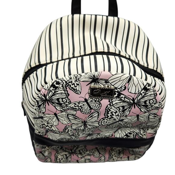 Luv Betsey Johnson Butterfly Print Backpack – Pink & Black - Picture 3 of 10